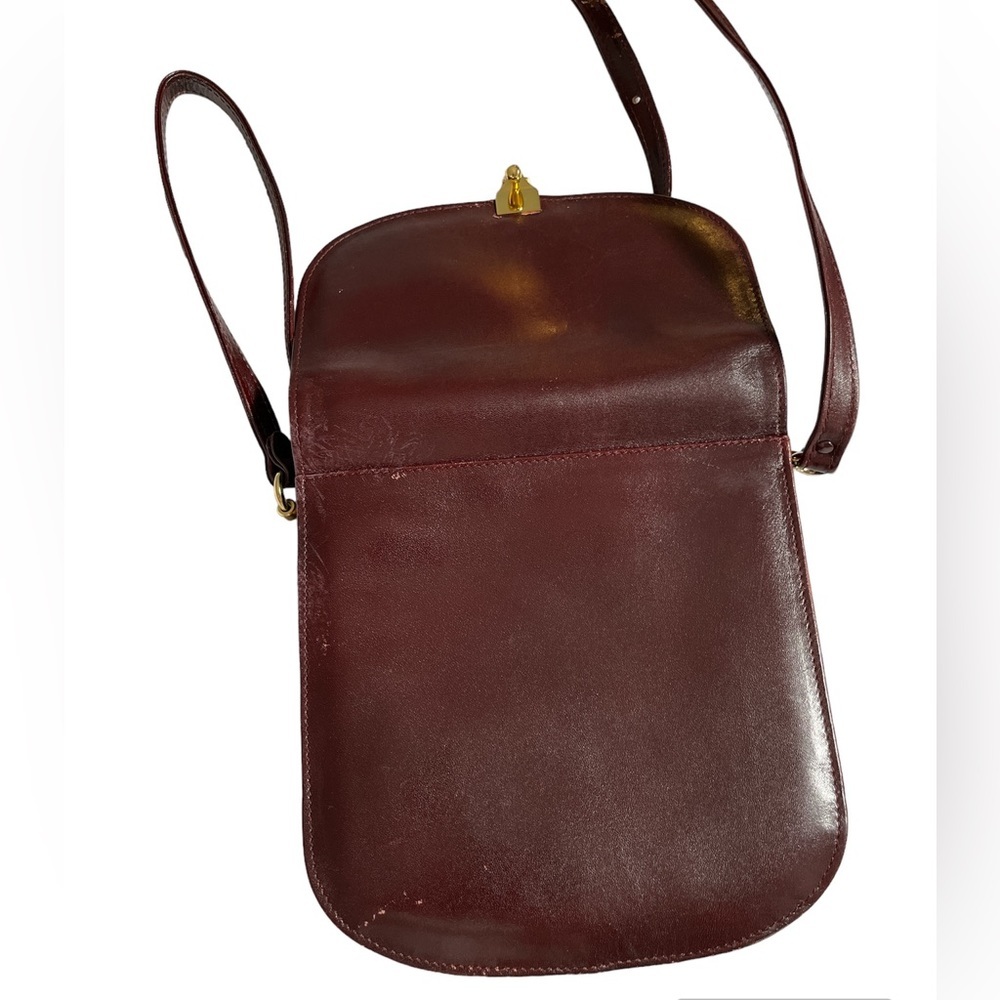 Harrods made in Italy 100% genuine leather vintage cross body bag - Picture 10 of 16